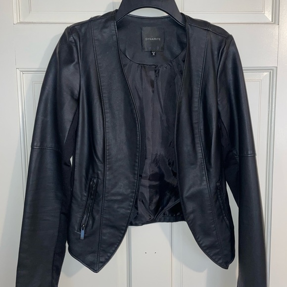 Windsor Jackets & Blazers - Black Leather Jacket